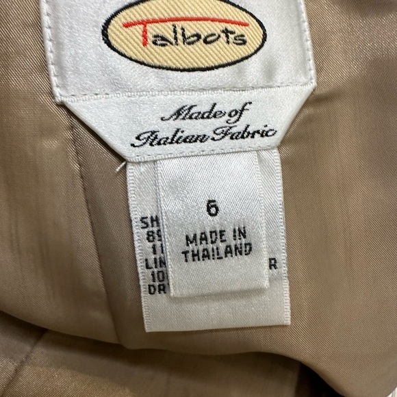 Talbots | NWT Women’s Vertical Stripe Pencil Skirt - Size 6 - Picture 3 of 10